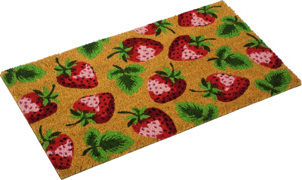 Felpudo Coco/Pvc Fresas 40x70